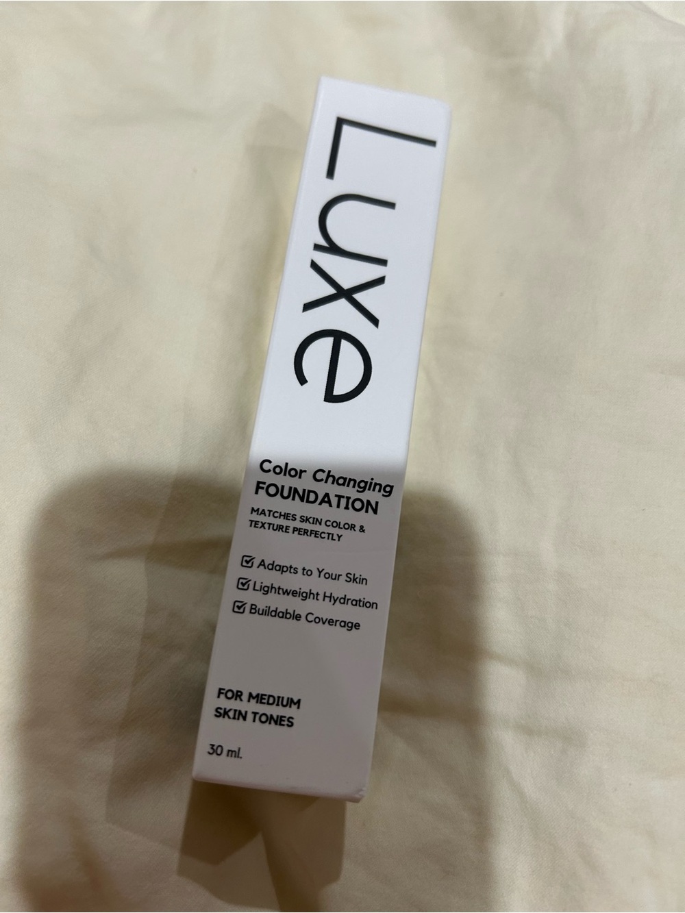 Luxe Color Changing Foundation - White